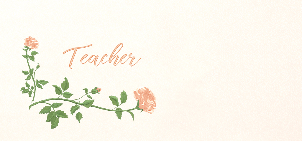 Rosetan Peach Corner Rose (Teacher) PROOF